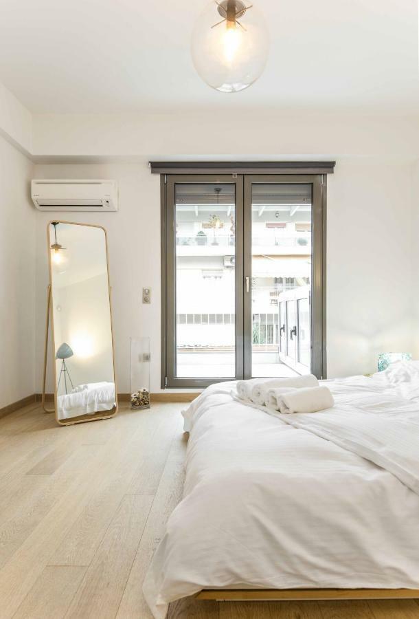 Stylish 3-Bedroom Apartment & Terrace Thessaloniki Exterior foto